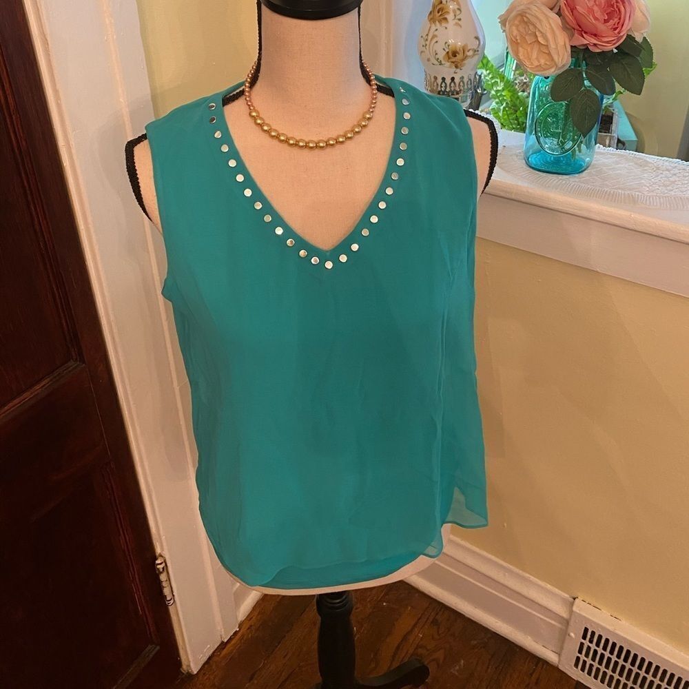 Karl Lagerfeld Sz S Layered Sheer Top